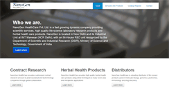Desktop Screenshot of nanogenhealthcare.com